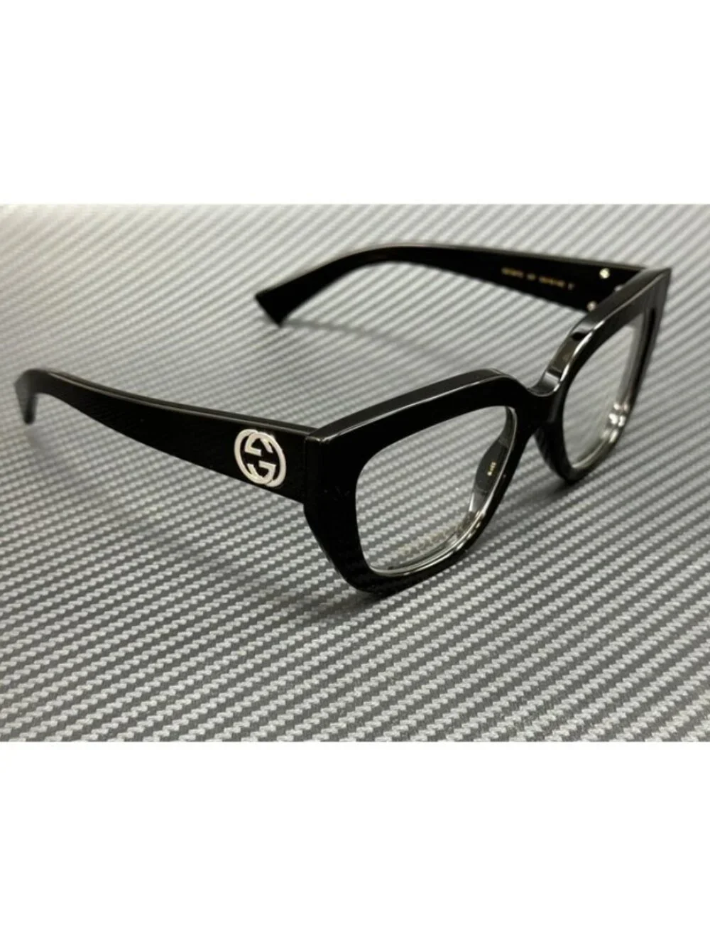 New Gucci Women Black Eyeglasses 53-18-140